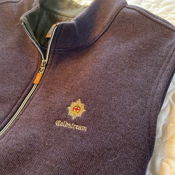 Straight Down Golf Vest. Navy Blue. Size XL - Picture 3 of 6